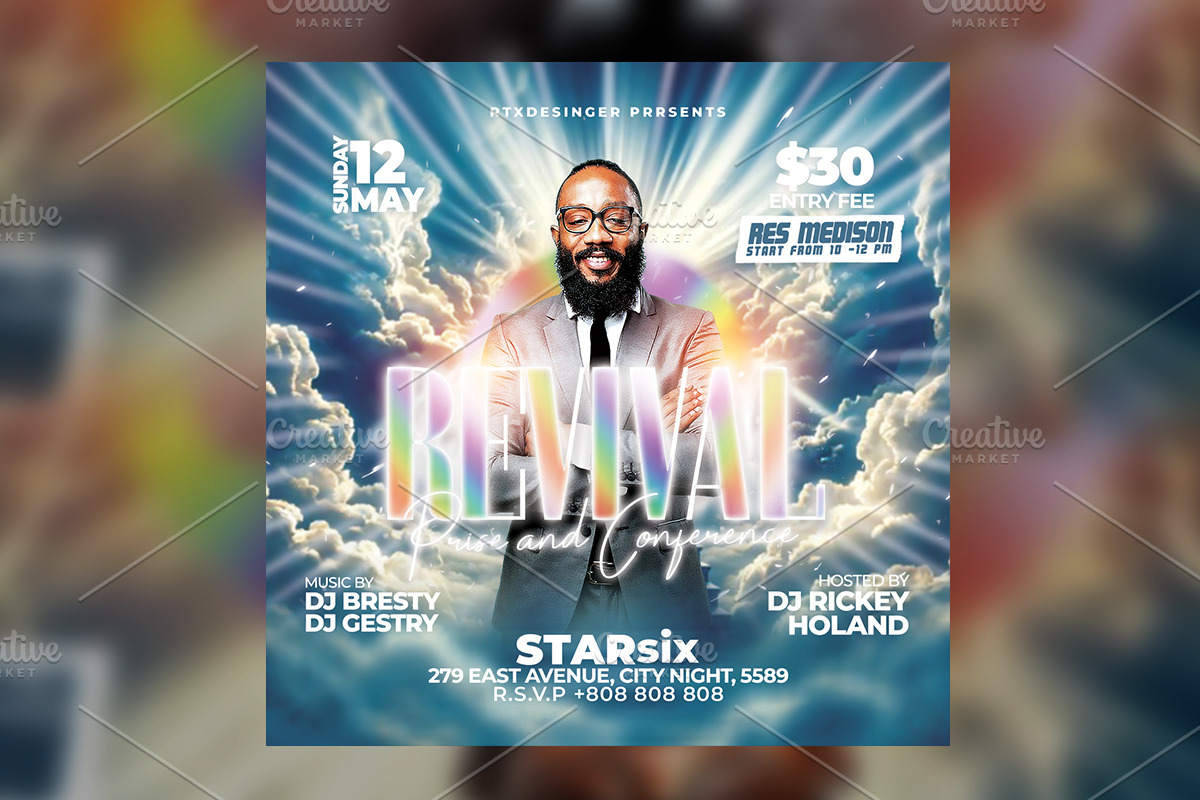 Church Flyer, a Flyer Template by RTXdesinger99 (Photo 3 of 3)