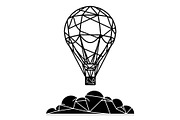 Hot Air Balloon Silhouette Bundle, an Object Illustration by Gaye Art (Thumbnail 20 of 31)