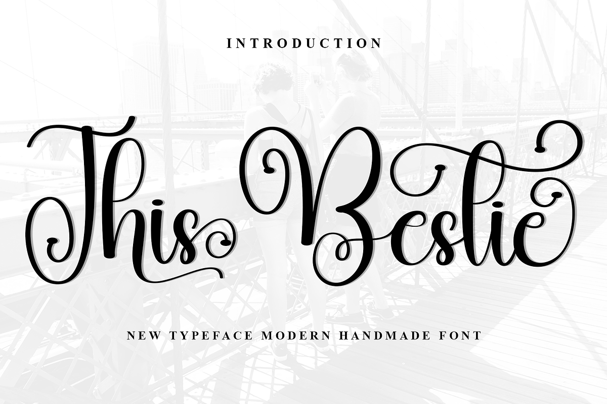 This Bestie, a Handwritten Font by InermediaSTUDIO (Photo 1 of 7)