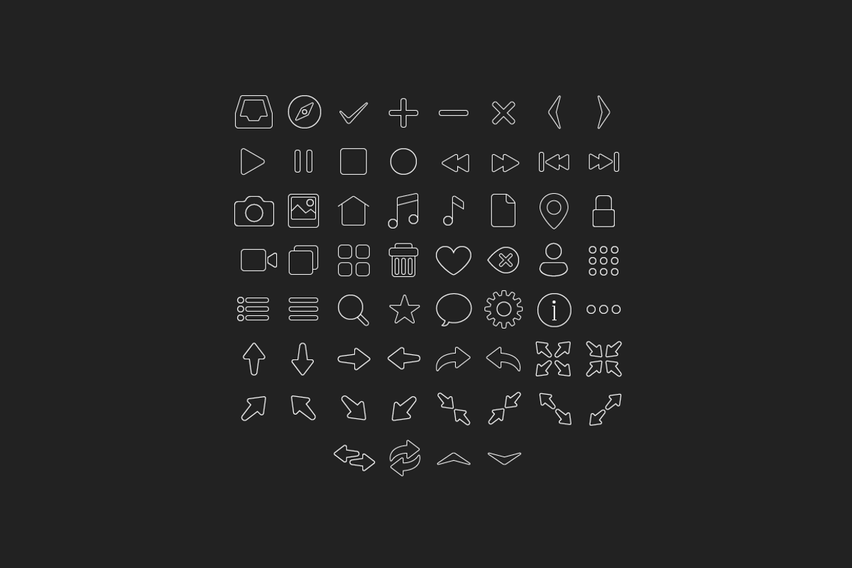 60 Stroke icons, an Icon by Sayid (Photo 2 of 3)
