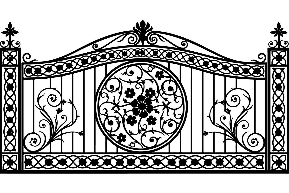 Vintage Iron Gate Bundle, a Decorative Illustration by Designer_Momina (Photo 4 of 21)