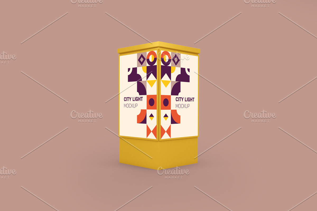 City Light Mockup, an Advertising Mockup by Qaleb Studio