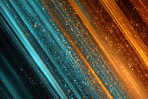 Abstract Diagonal Light Streaks Teal, an Abstract Photo by Pixeness Studio