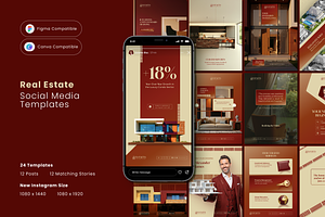 ESTAETS Real Estate Social Media Kit