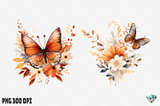 Autumn Butterfly Flowers, an Illustration by Gemstone (Thumbnail 11 of 12)
