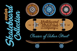 Vector Skateboard Collection