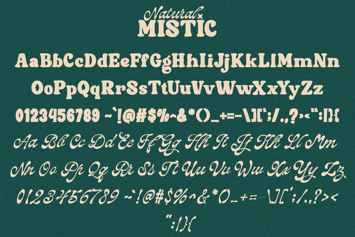 Natural Mistic, a Handwritten Font by Struggle Studio (Photo 9 of 10)