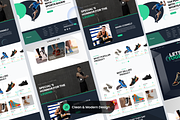 Zputnic - Running Shoes Landing Page, a Landing Page Template by SLAB! Design (Thumbnail 3 of 4)