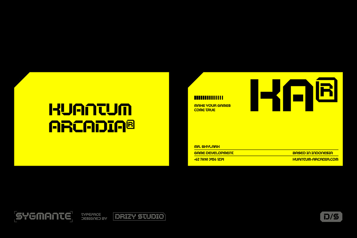 Sygmante – Modern Sci-Fi Display, a Sans Serif Font by Drizy (Photo 8 of 10)