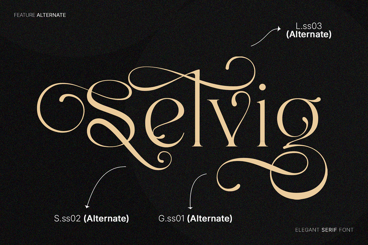 Luxany - Elegant Serif Font, a Serif Font by Inviline.co (Photo 6 of 10)