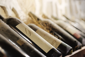 Wine bottles on shelf stock photo containing wine and bottles