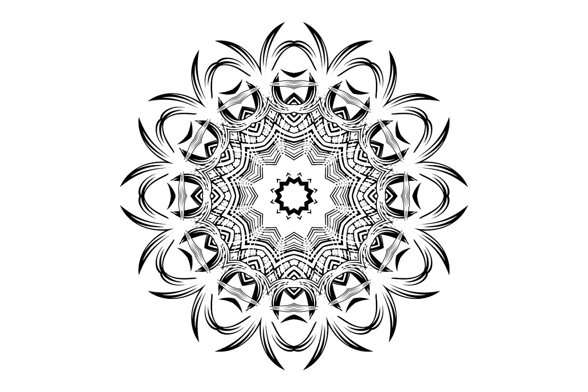 High Quality Mandala Clipart Bundle, a Decorative Illustration by NJ Himel (Photo 86 of 103)