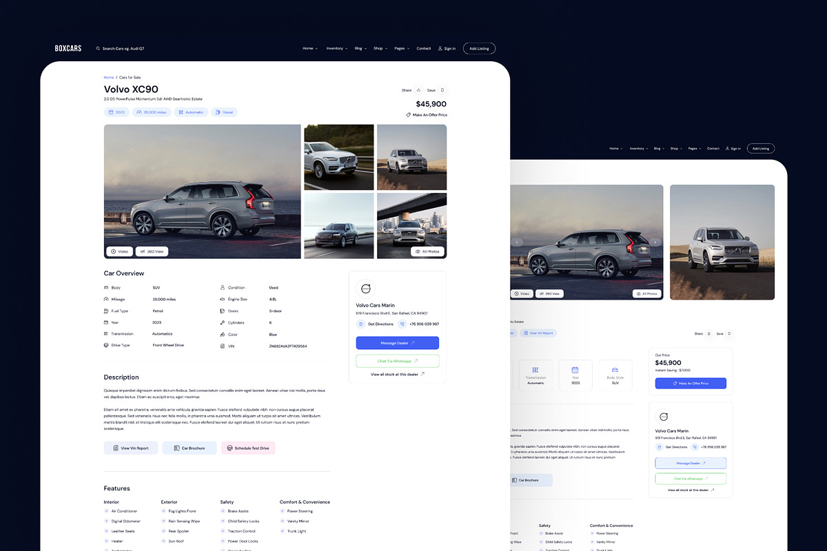 Boxcar — Car Dealer HTML Template, a HTML Template by CreativeLayerss (Photo 3 of 3)