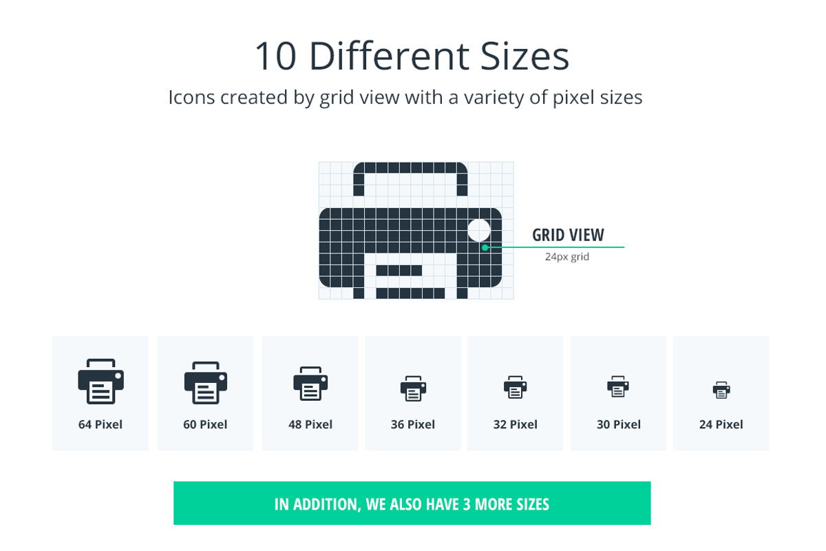 ☆ 1,075 Vector Icons -25% preview 3