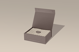 Premium Packaging Box Mockup