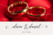 Rosething - Calligraphy Font, a Script Font by Sronstudio (Thumbnail 2 of 12)