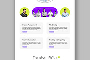 Landing Page Template, a Landing Page Template by MightyDesign (Thumbnail 3 of 8)