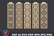 Bookmark Laser Cut SVG Bundle, a Templates & Theme by LaijuAkter (Thumbnail 1 of 2)
