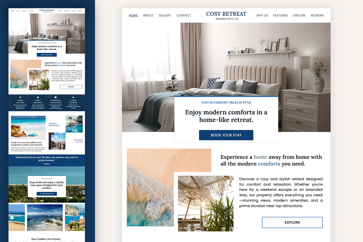 Beach Vacation Wix Studio Website, a Wix Template by Kitteeh (Photo 9 of 9)