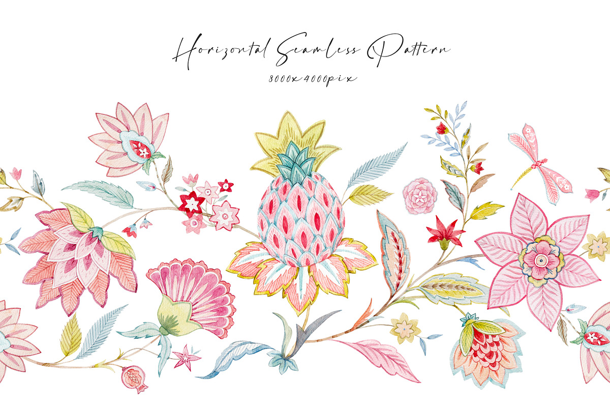 Paisley Watercolor Pattern, an Object Graphic by Lembrik's Artworks (Photo 6 of 6)