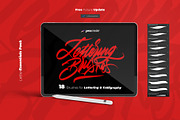Lettering Brushes Procreate, a Brush Add-On by n.A Studio (Thumbnail 1 of 9)