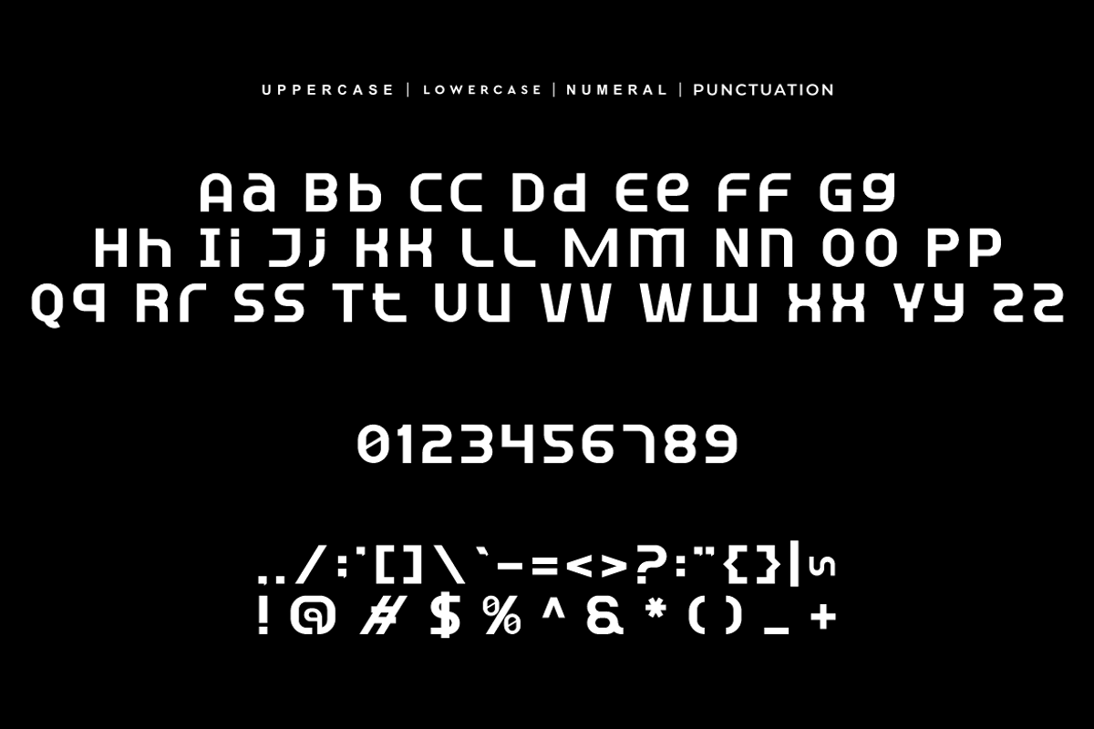 Ganexu - Modern Sport Font, a Sans Serif Font by QR Design Studio (Photo 6 of 7)