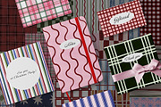 Painterly Christmas Backgrounds, a Background Graphic by SunnyAfternoons (Thumbnail 2 of 16)
