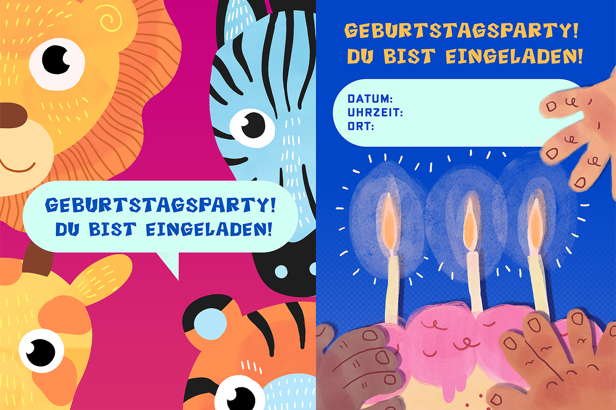 Boys Birthday Invitation & Cards Kit, a Decorative Illustration by Schumacher Shop (Photo 8 of 20)