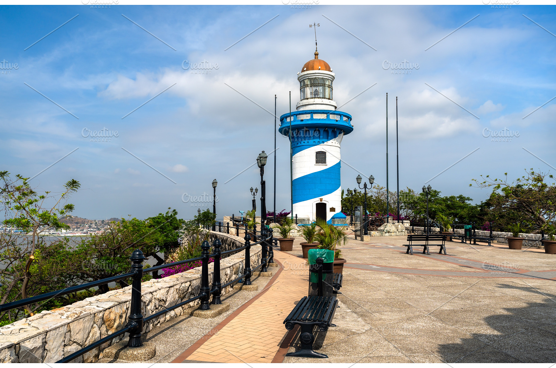 Lighthouse on Santa Ana Hill in, an Architecture Photo by Leonid Andronov