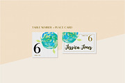 Floral Wedding Invitation Set, an Invitation Template by land art (Thumbnail 21 of 24)