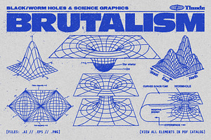 BRUTALISM 400 Brutalist Vectors