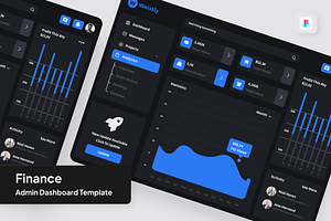 Weistly -  Finance Admin Dashboard, an UI Kit Template by SquidPixey