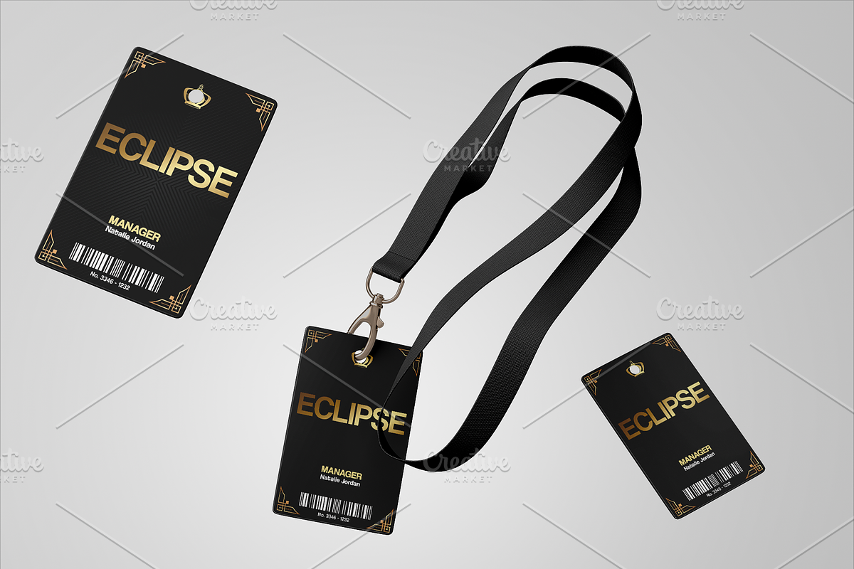 Gold ID Badge, a Card Template by Tzochko (Photo 5 of 5)
