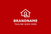 Letter R Home Modern Logo, a Branding & Logo Template by Pray Art Design Studio (Thumbnail 2 of 2)