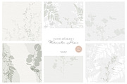 BUNDLE Floral watercolor paper, a Texture Illustration by Anna Sokol (Thumbnail 13 of 71)