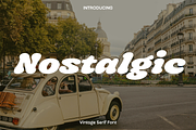 Nostalgic - Vintage Serif Font, a Serif Font by Luna Shop (Thumbnail 1 of 11)