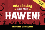 Haweni, a Font by twinstd (Thumbnail 1 of 12)