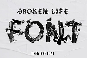 Broken Life Font