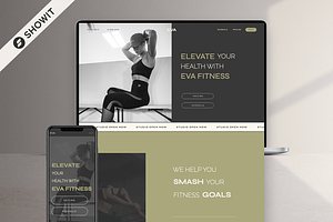 Eva Showit Website Template