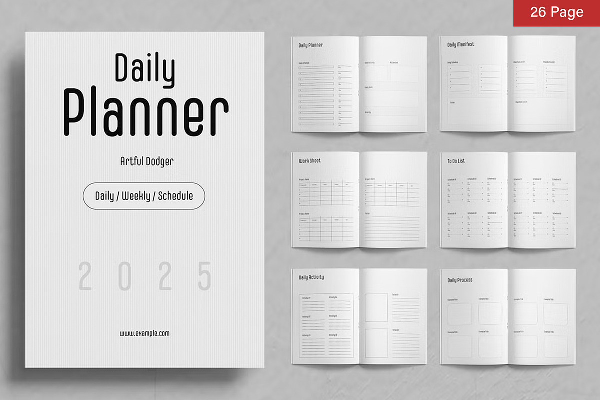 Planner Template Bundle, a Stationery Template by ContestDesign (Photo 32 of 39)