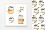 Cats for posters, cards, stickers, an Illustration by Novikova Lida (Thumbnail 4 of 4)