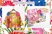 Vibrant Seamless Floral Patterns, a Pattern Graphic by LEAFure (Thumbnail 5 of 10)