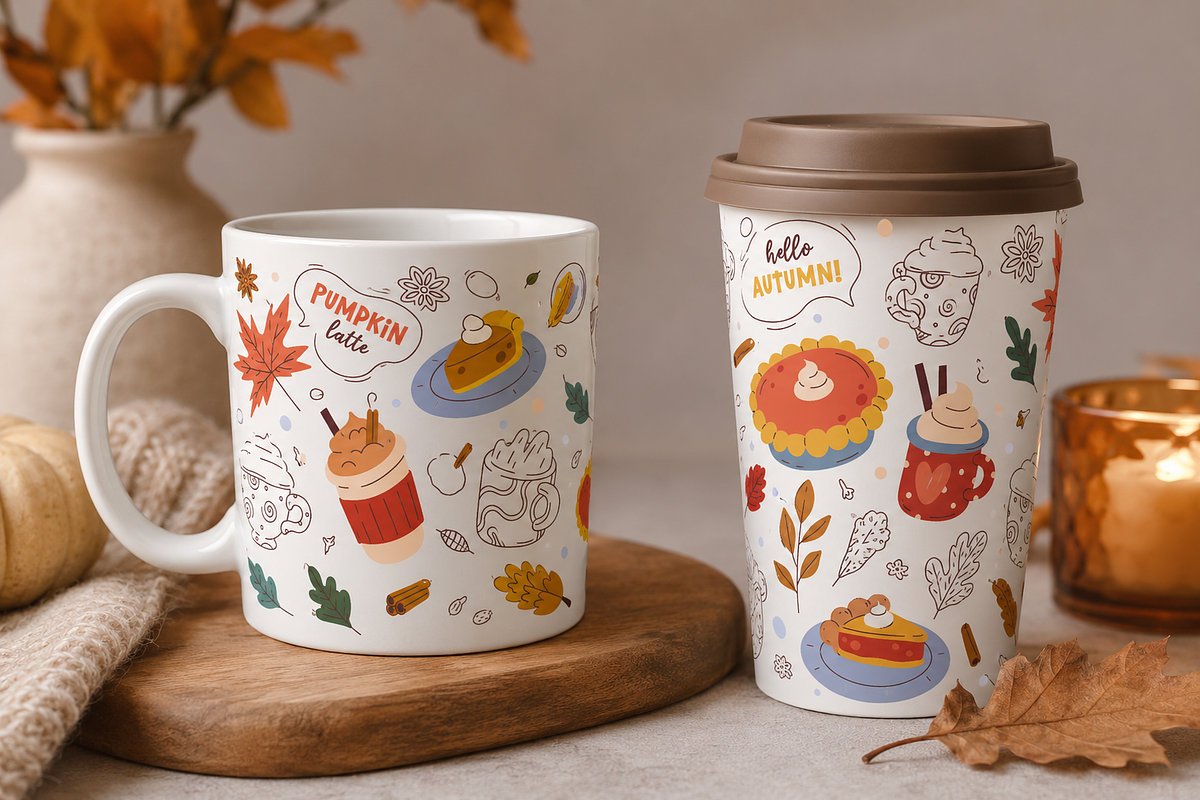 Hand-Drawn Pumpkin & Autumn Bundle, a Seasonal Illustration by Anna Studio (Photo 5 of 11)