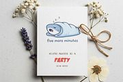 Cute Funny Sticker Animals, PNG, an Object Graphic by GlitterCraft (Thumbnail 71 of 101)