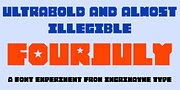 Four July, a Font by Ingrimayne Type (Thumbnail 5 of 5)
