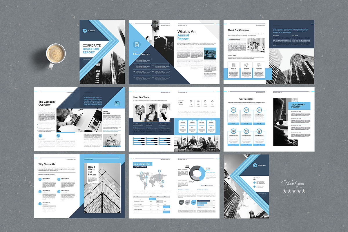 Corporate Brochure 16 Pages, a Brochure Template by Brochure-Market (Photo 9 of 9)