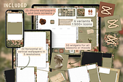 Vintage Romance iPad & iPhone Theme, a Wallpaper Graphic by BeeRubby (Thumbnail 2 of 9)