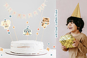 Circus - Baby Clipart & Patterns, a Decorative Illustration by JT_Design_Art (Thumbnail 6 of 9)