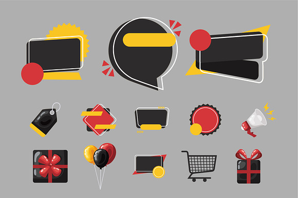 Promotional Sale Elements Pack preview 2