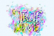 Watercolor Text Paint Plugin, an Action Add-On by MRI STUDIO (Thumbnail 9 of 20)